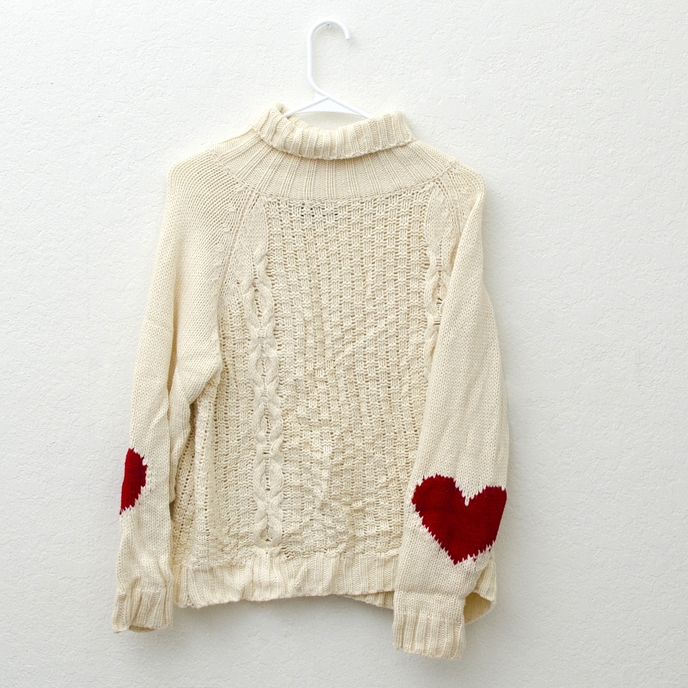 Heart Sleeve Sweater